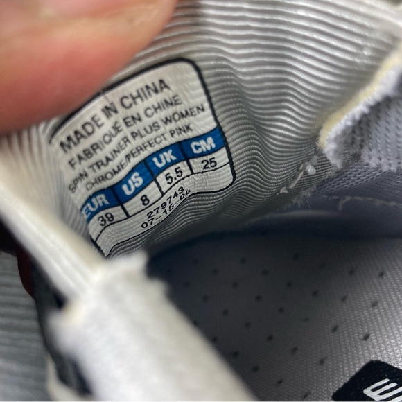 Nike Gray and Pink Athletic Shoes with Distinctive Lacing - Picture 2 of 7